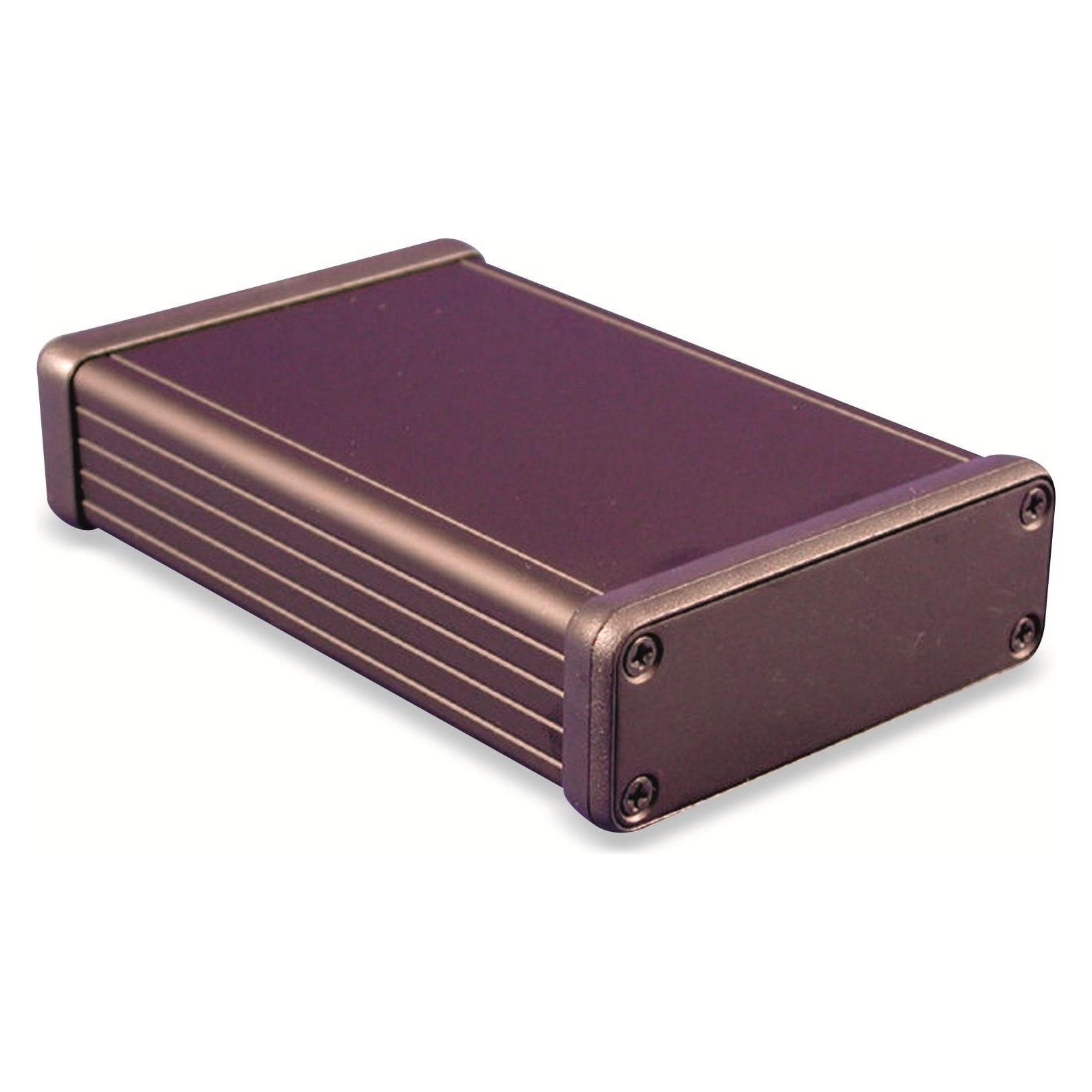 Hammond Aluminium-Gehäuse 1455J1201BK, Extrudiertes Aluminium, IP54, 120x78x27 mm (Gehäuse) (1455J1201BK)