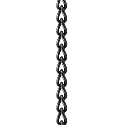 Panzerkette schwarz brüniert, A2, 2,5mm (10m)