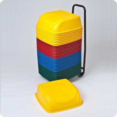 KB424 - Koala Cinema Seats - 36x Kindersitze + Rollwagen - Für Theatern, Arenen, Kinos, Farbe:Mehrfarbig