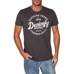 DENIMFY TShirt Herren Regular Fit DFNuri - Iceberg Green (DDY) - XL