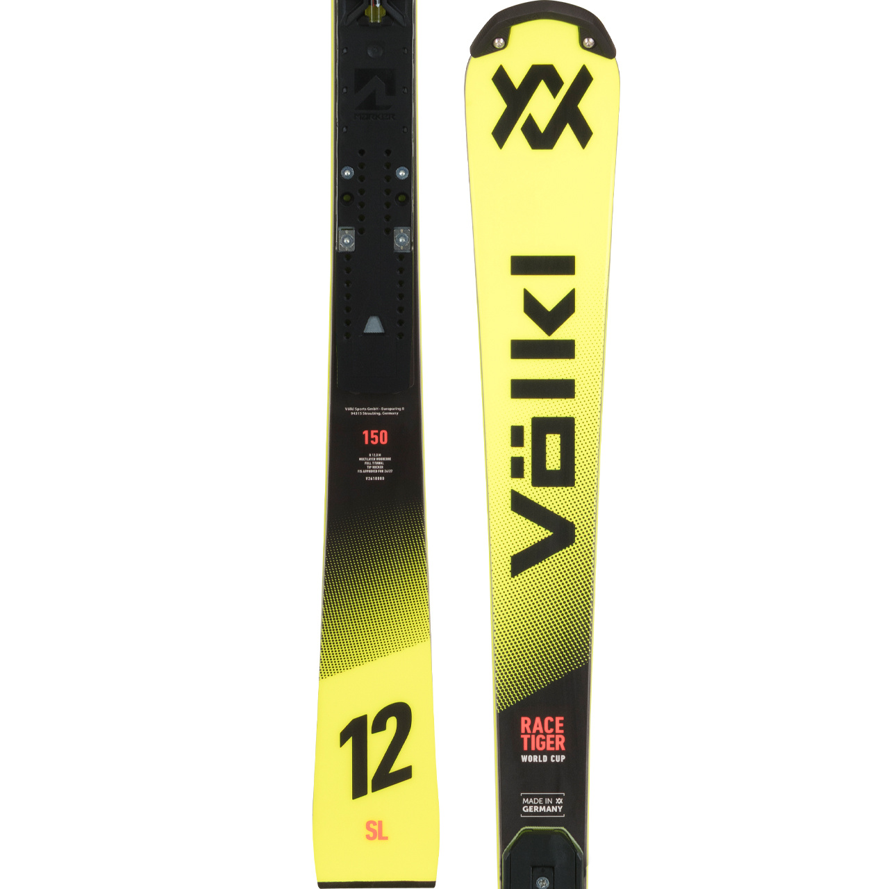 Völkl Racetiger SL R JR WC Plate U16/U14 - 152 cm