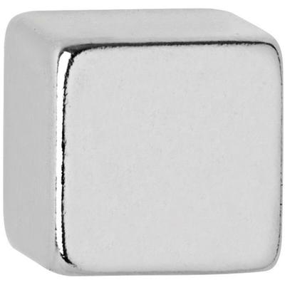 MAUL Neodym-Würfelmagnet 10x10mm 3800g hellsilber VE=10x10 Stück