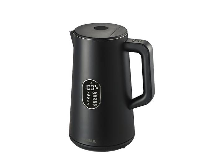 FURBER Wasserkocher Veloce, 1,5 L , schwarz, Wasserkocher, Wasserkocher