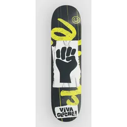Cliché Viva 8" Skateboard Deck grey / lime Gr. Uni