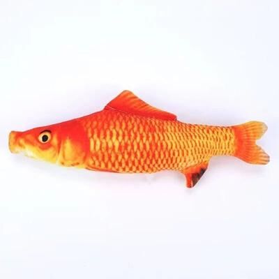 Uplift Treasures Interactive Fish Cat Kicker Toy 20cm Carp