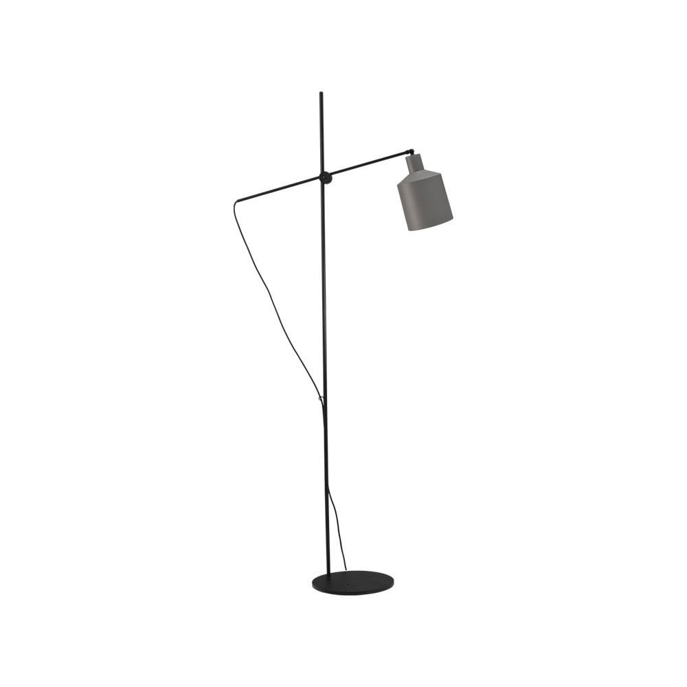 Masterlight Concepto 161 Landelijke vloerlamp zwart en betongrijs