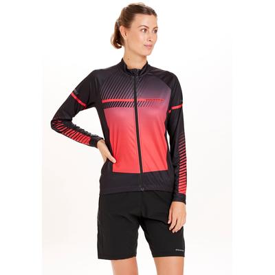 Radtrikot ENDURANCE "Jill", Damen, Gr. 40, pink (pink, schwarz), 100% Polyester, mehrfarbig, normal, Rundhals, Trikots, mit reflektierenden Elementen