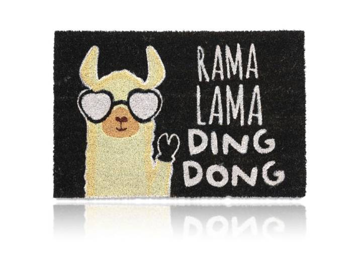 Relaxdays Fußmatte Lama