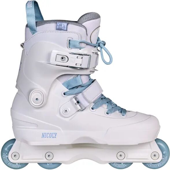 Aggressive Inline Skates USD Aeon 60 Nicoly Pro (White - 10.5-11)  - White;Blue - Size: 10.5-11 UK