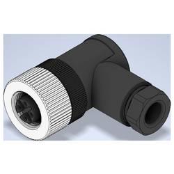 W & P Products 94637 Sensor-/Aktor-Steckverbinder M12 Kupplung, gewinkelt Polzahl Sensoren: 4 1 St.