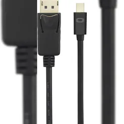 Renkforce Mini-DisplayPort auf DisplayPort Anschlusskabel 2.00 m