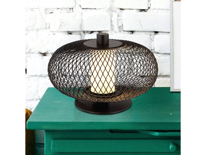 Lampe à poser Astri Ø 22cm Noir Matériau : Métal, Matière plastique Surface en métal : Laqué Type de matière synthétique : PVC Type de métal :
