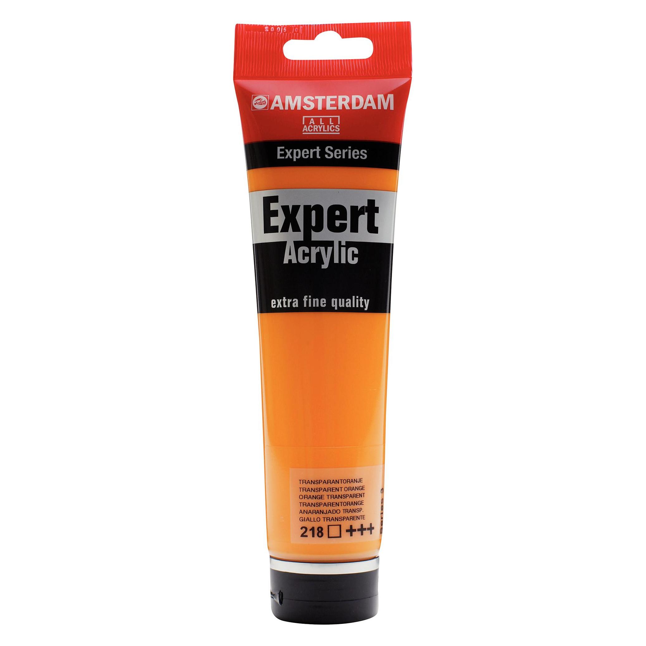 Amsterdam Expert Acrylfarbe Tube 150 ml Transparentorange 218 (150 ml) (ROY-19152180)
