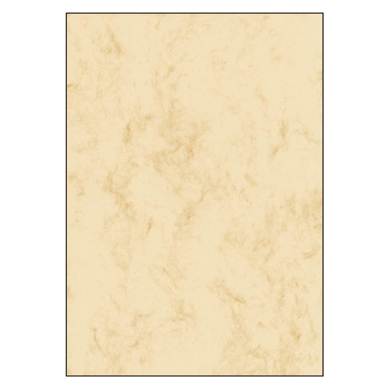 SIGEL Motivpapier Marmor beige DIN A4 90 g/qm 25 Blatt