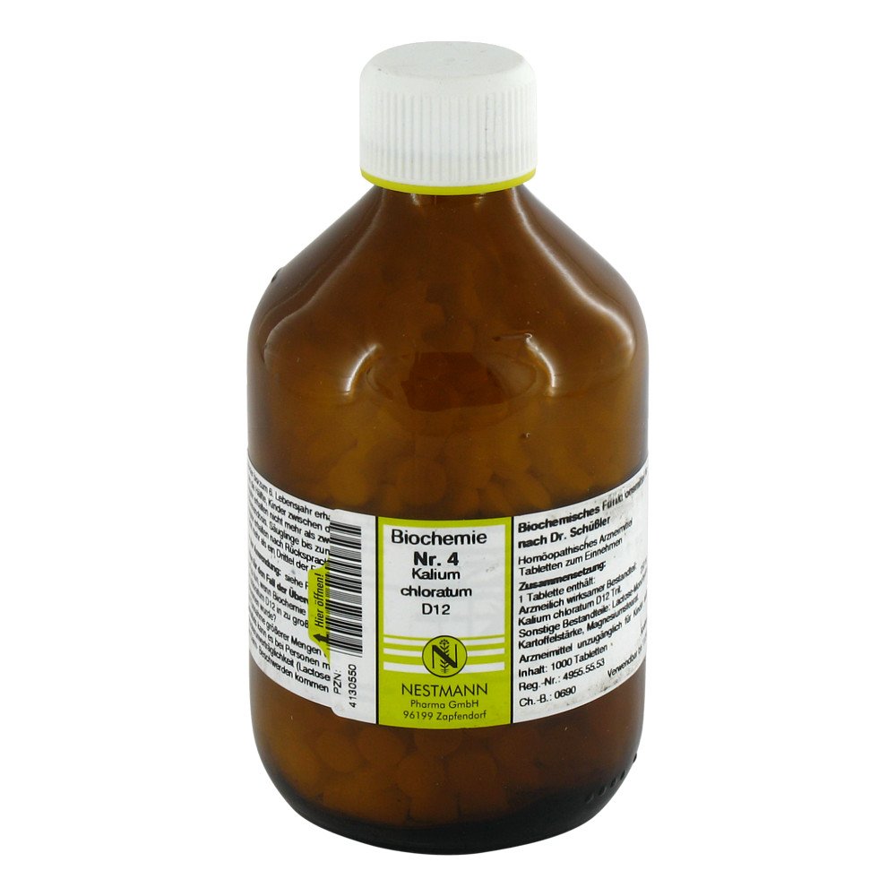 NESTMANN Pharma GmbH Biochemie 4 Kalium chloratum D12 Tabletten 04130550