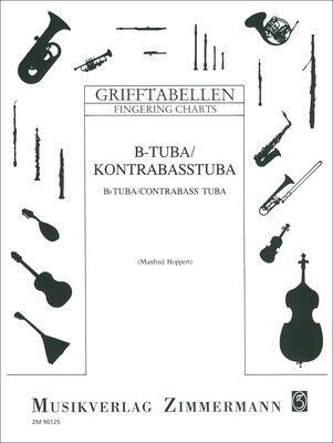 Zimmermann Verlag Grifftabelle Tuba B