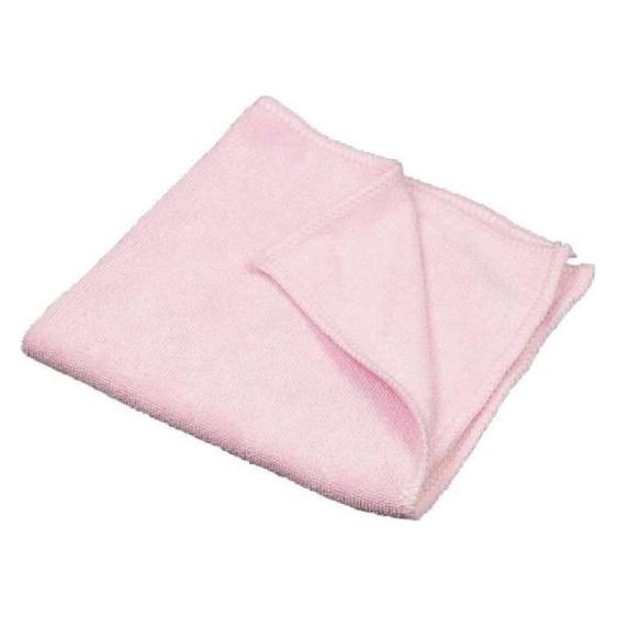 Antalis Microfiberklud rød 40x40cm 10stk/pak - (10 stk.) (10 Stk.) (12693)