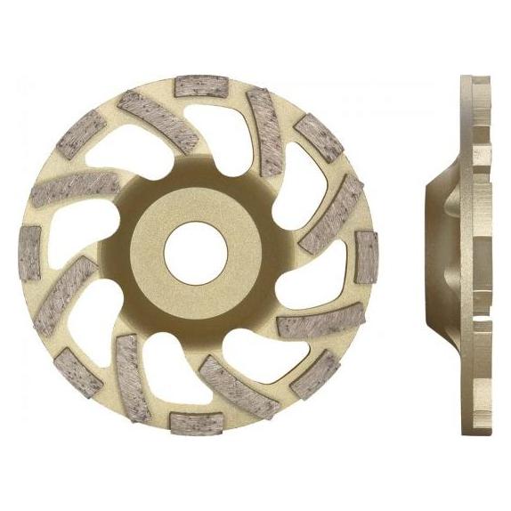 Elmag - DiaProfi-Schleiftopf PREMIUM-UNI Ø125mm Bohrung 22,2mm Naturstein, Granit, Beton, Baustellen (62290)