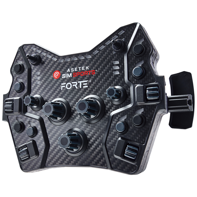 Asetek SimSports Forte GT Button Box - Black Edition