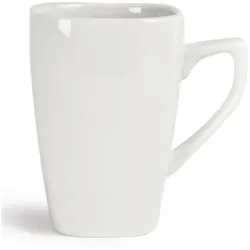 Gastronoble Olympia Whiteware quadratische Kaffeebecher - 28,4cl - 24 Tassen - Becher