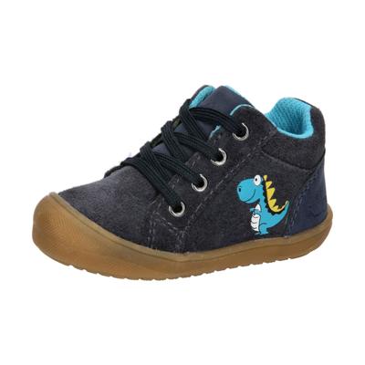 Lauflernschuh LICO "Lauflernschuh Kalani", Kinder, Gr. 26, blau, Veloursleder, Schuhe Lauflernschuh