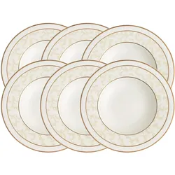 Villeroy & Boch Suppenteller "Ivoire", Teller, Beige