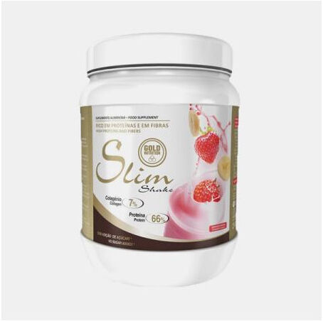 GOLD NUTRITION SLIM SHAKE MORANGO/ BANANA 400g