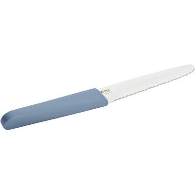 Brotzeitmesser WOLL "Cutting Edge", blau, 1 Stk., Edelstahl, Kunststoff, Essmesser, aus deutschem Edelstahl gemäß DIN 1.4116