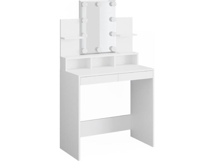 Schminktisch Vicco Ania Weiß 80 cm mit LED Beleuchtung, Model 36389
