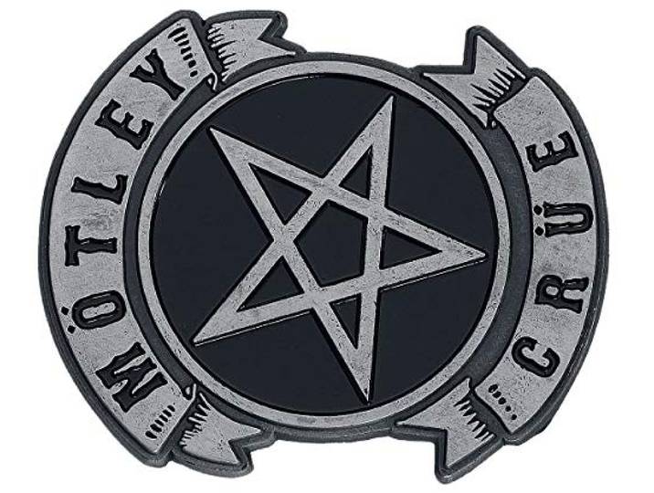 Mötley Crüe Pentagram Speld standaard zinklegering Band merch, Bands