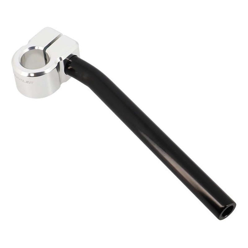 Guidon bracelet Ø30 mm Doppler Open V2 Aluminium CNC Noir