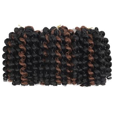 zauberstab locken häkeln zöpfe haar 8 zoll jamaikaner zauberstab locken ombre häkeln haar jamaikaner hüpfen häkeln zauberstab locken farbige häkeln zöpfe ringlet twist haarverlängerung häkeln haar für