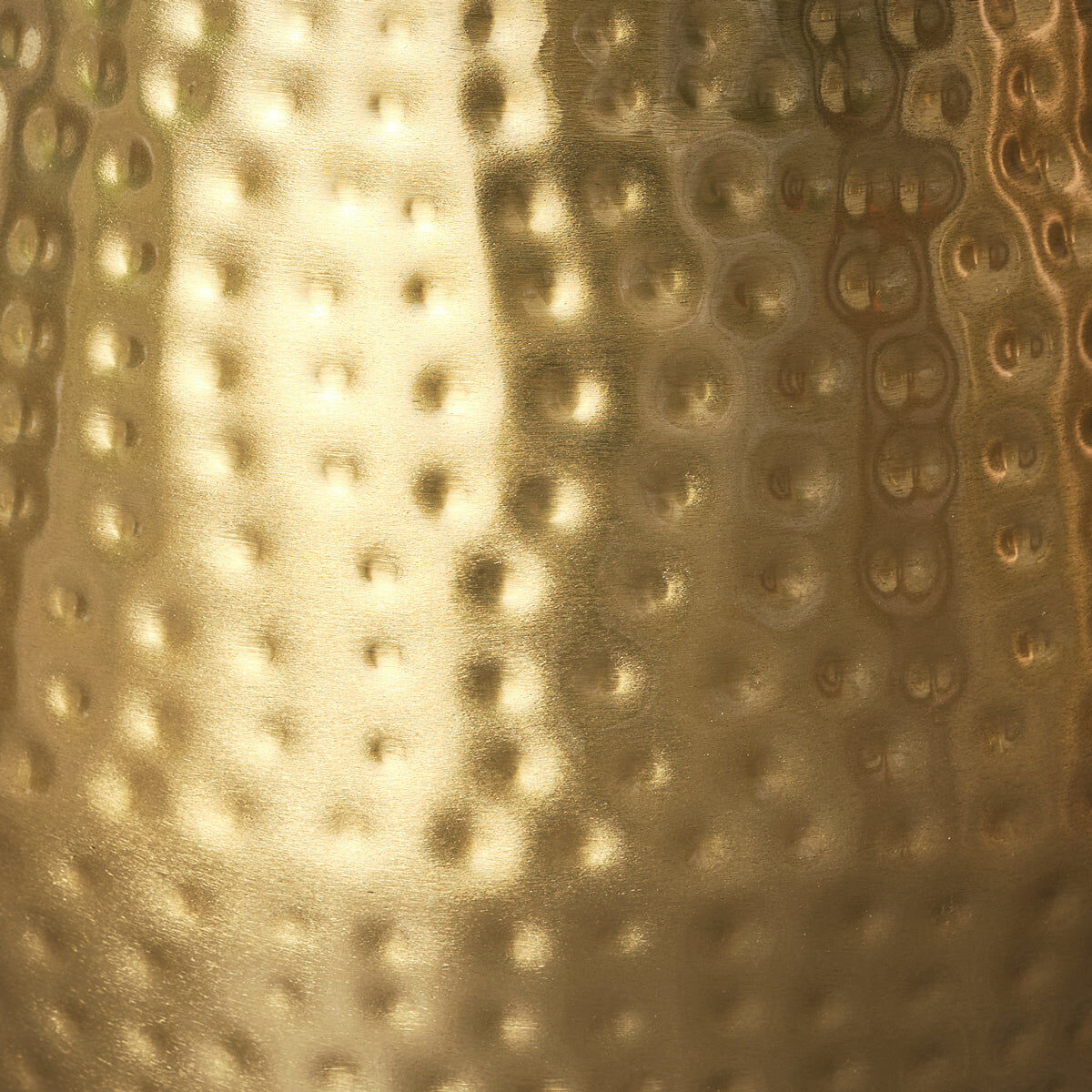 Medium Gold Hammered Metal Planter 30cm x 28cm Metal