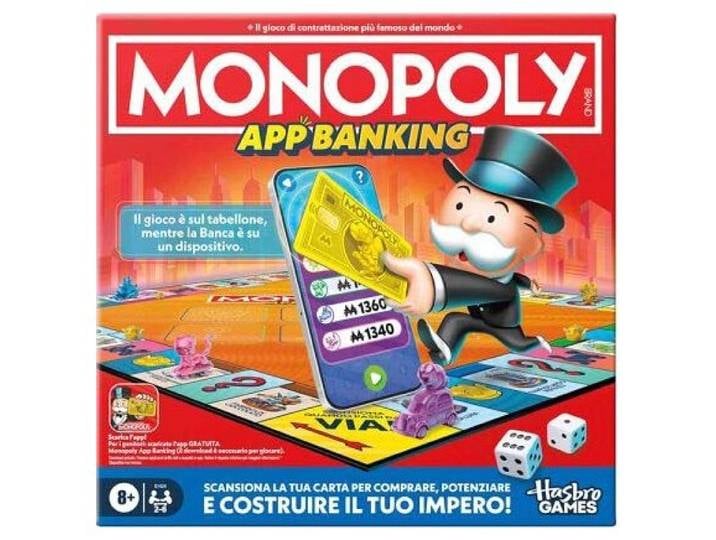 Hasbro Monopoly App Banking (Italienisch) 8+ Jahre
