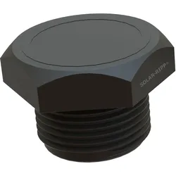 SOLAR-RIPP ® 3/4 Zoll-Gewindestopfen aus Kunststoff