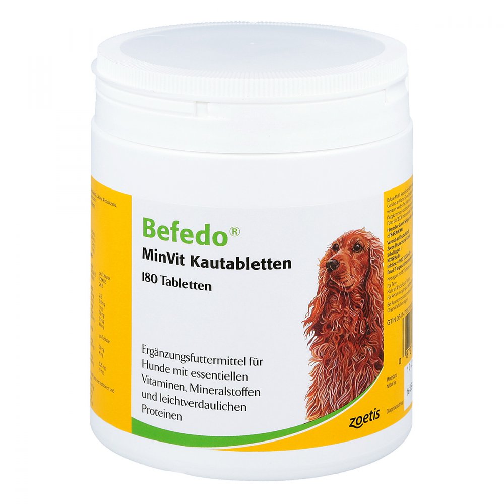 Zoetis Deutschland GmbH Befedo Minvit für Hunde Kautabletten 01896412