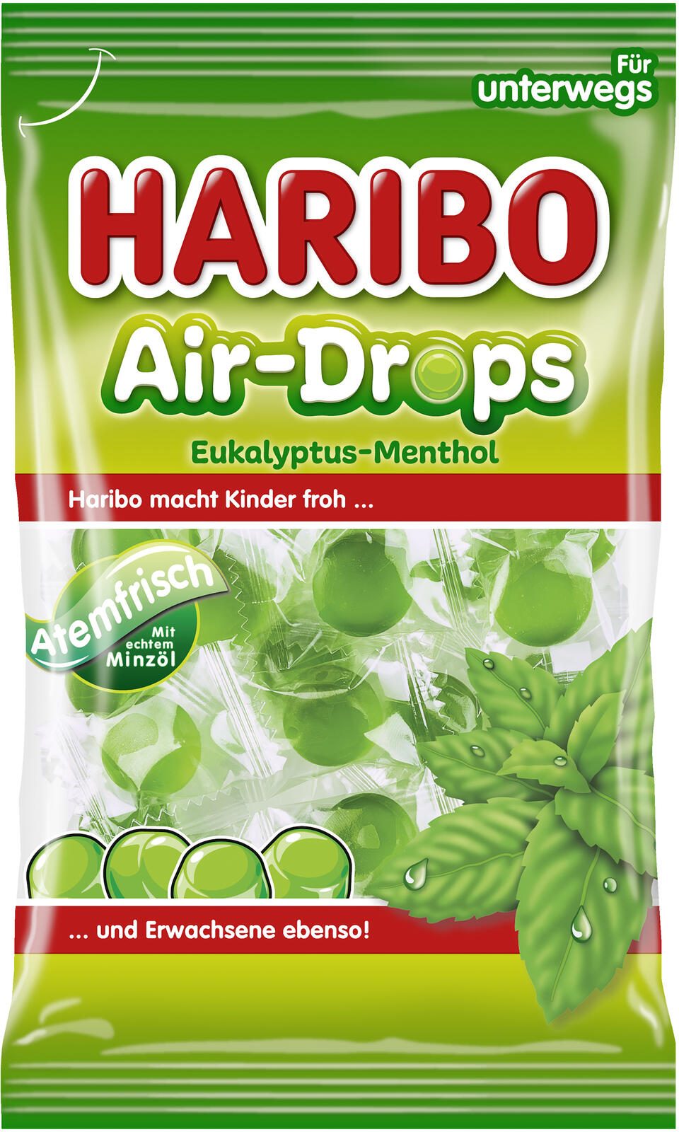 HARIBO Air-Drops Eukalyptus-Menthol 100,0 g 10042997