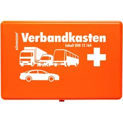 Söhngen KFZ-Verbandkasten mit Füllung Standard DIN 13164 Box für ihr Auto