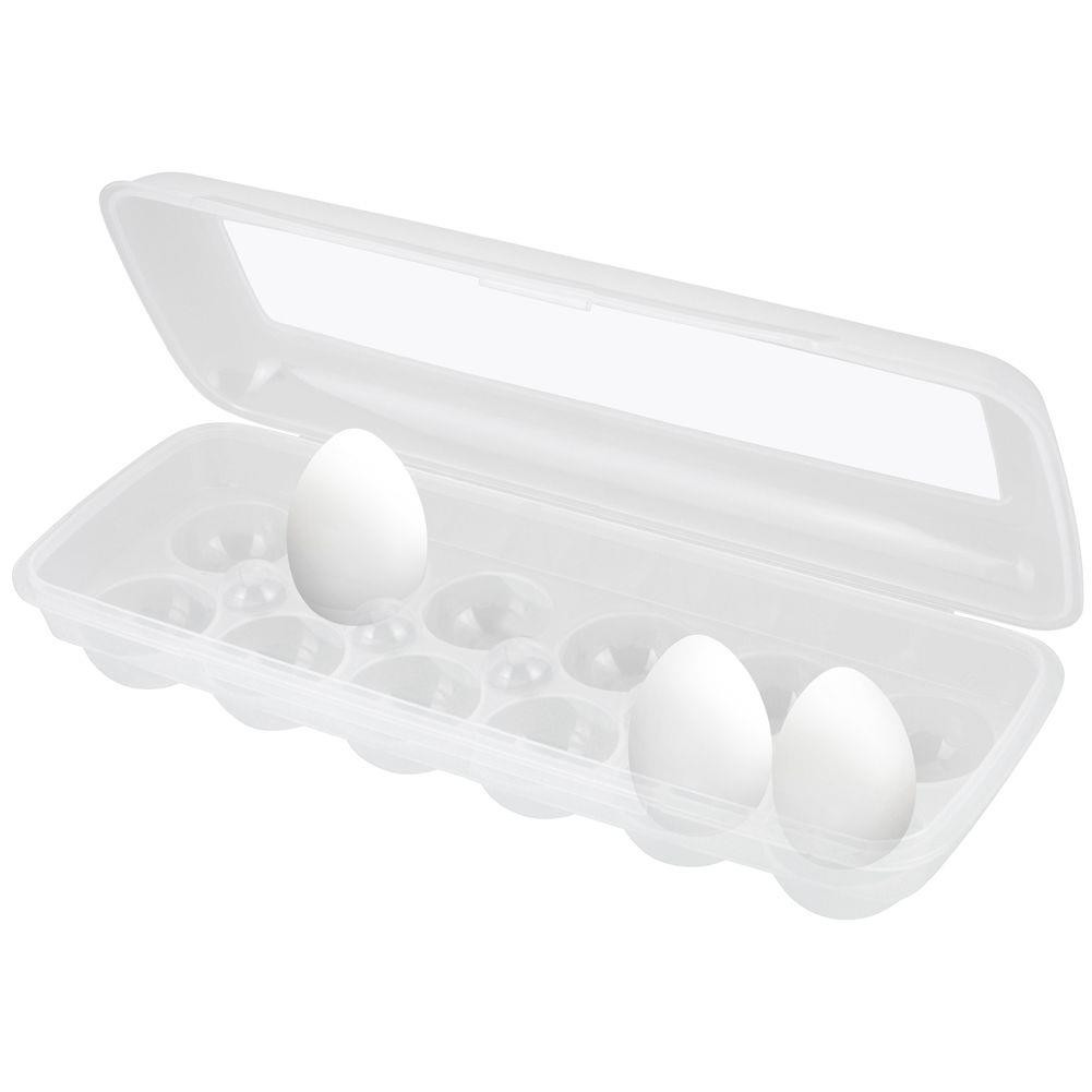 Excellent Houseware opbergdoos voor 10 eieren, kunststof