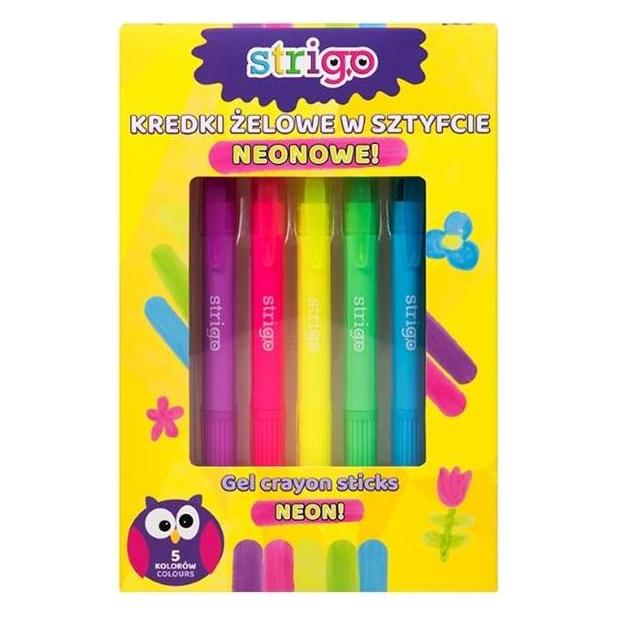 Stigo Bike Neon-Gelstifte in 5 Farben (5x) (353069)