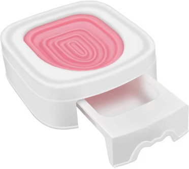 Inspire Picks Reusable Cat Toilet Training Kit For Independent Litter Box Learning pink