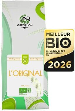 greenLionCoffee Green Lion Coffee - L'original - Bio-kaffeebohnen 250 G - MaxiCoffee