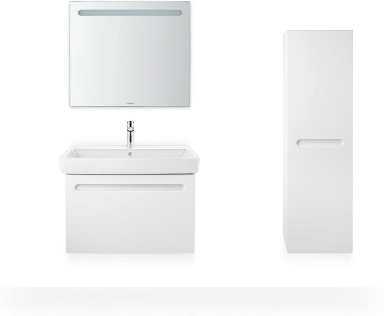 Duravit Halbhochschrank No. 1 40x36x132cm, 4 Fachb., T li, Weiß Matt (N11308L18180000)