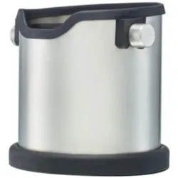 Best Brew Knock Box Deluxe (Professional Knock Box), Zubehör Kaffeemaschinen, Silber