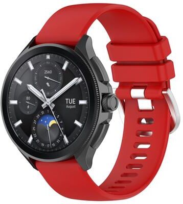 Everyday Crate Huawei Watch 2 Pro Honor Watch 4 Pro Silicone Watch Band Soft Waterproof Replacement Strap red