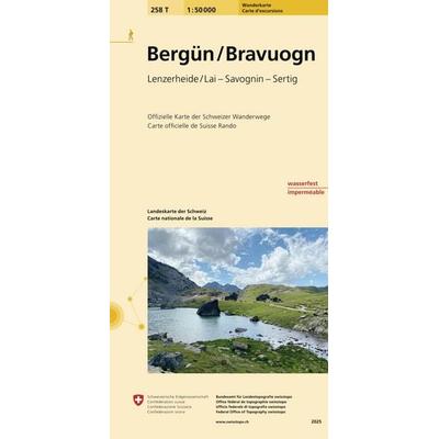 258T Bergün / Bravuogn Wanderkarte, Sonstige von , Swisstopo, 978-3-302-30258-4