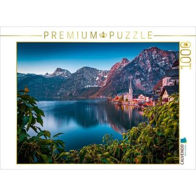 CALVENDO Puzzle Hallstatt am Morgen | 1000 Teile Lege-Größe 64x48cm Foto-Puzzle für glückliche Stunden