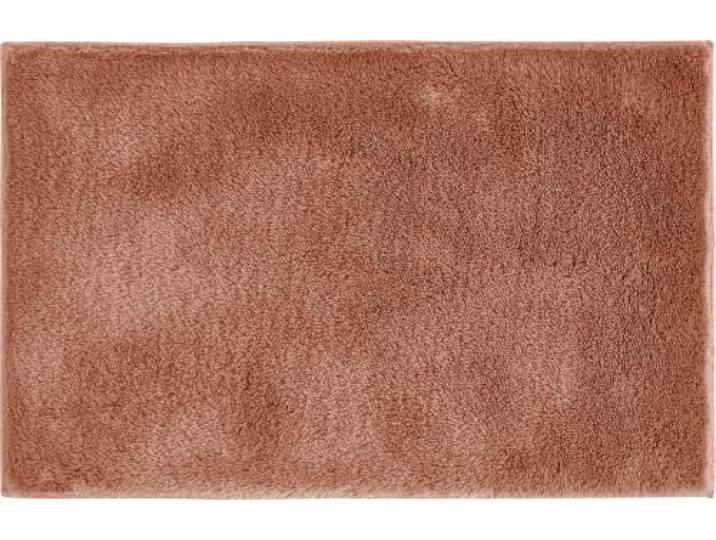 andiamo Badematte rutschfest Florida - Badezimmerteppich weich und flauschig - Badteppich rutschfest waschbar Duschvorleger Badvorleger für Badezimmer 60 x 100 cm rostrot