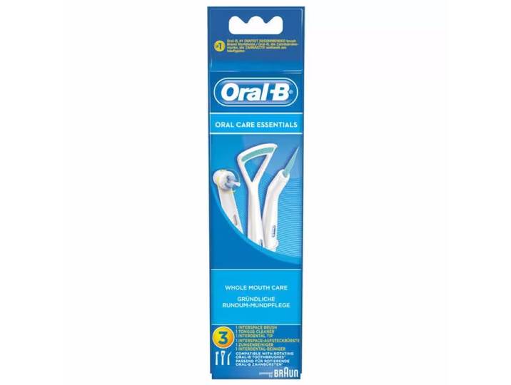 Braun Oral Care Essentials Zubehör-Set Oral-B – Ersatzbürste/Zahnpflege Zubehör