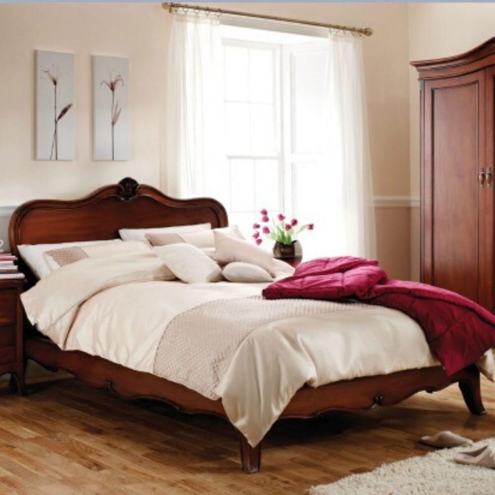 Astoria Grand Elkmont Solid Wood Bed Double (150 x 201 cm)